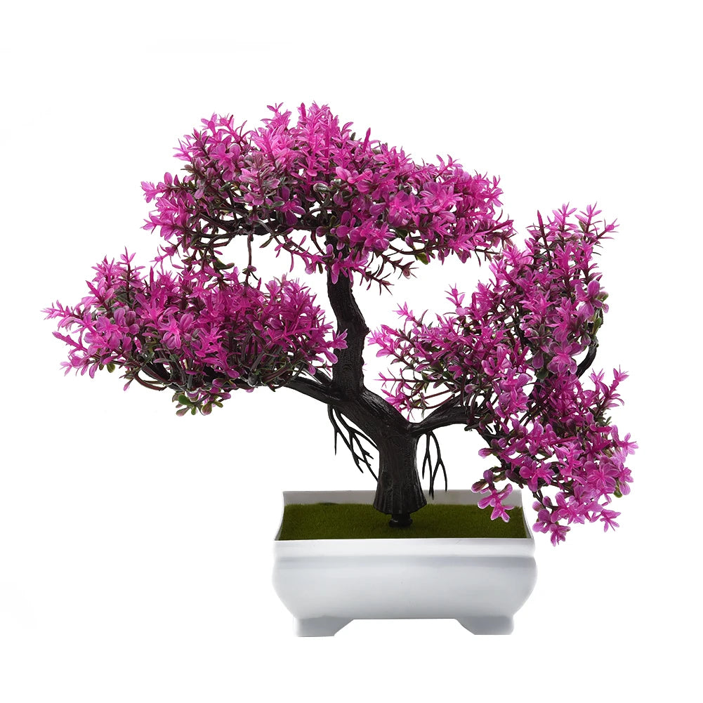 Small artificial bonsai tree