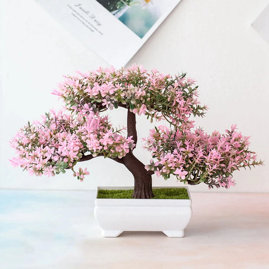 Small artificial bonsai tree