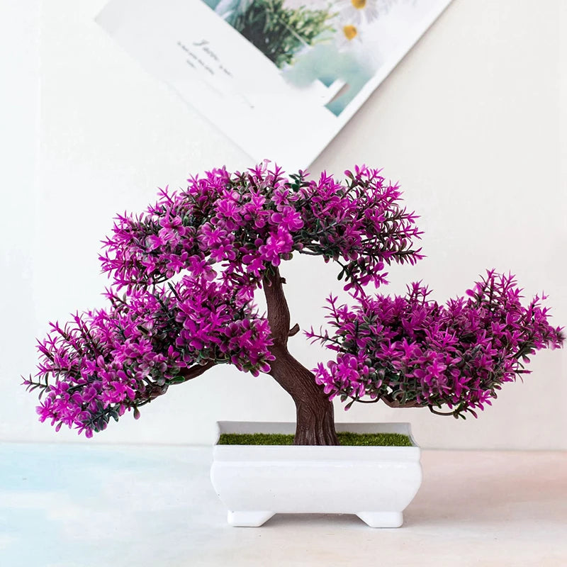 Small artificial bonsai tree